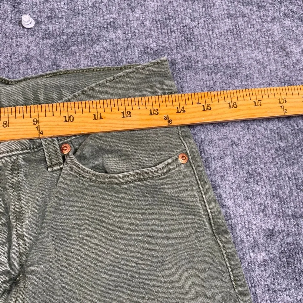 Levis 511 Slim Fit Jeans Mens 29x32 (Meas 28x30) Olive Green Denim 04511-5194‎